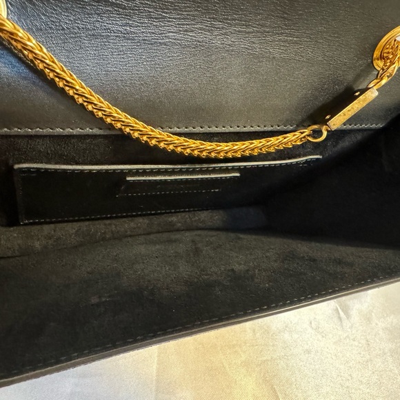 Saint Laurent Black Suede and Leather Betty Shoulder Bag - Picture 11 of 13
